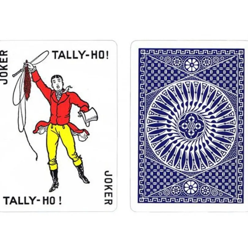 Tally-Ho Circle cards (Blue)