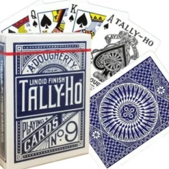 Tally-Ho Circle cards (Blue)