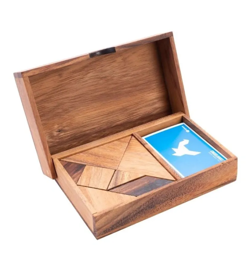 Tangram Puzzle - two sets with challenge cards