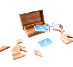 Tangram Puzzle - two sets with challenge cards
