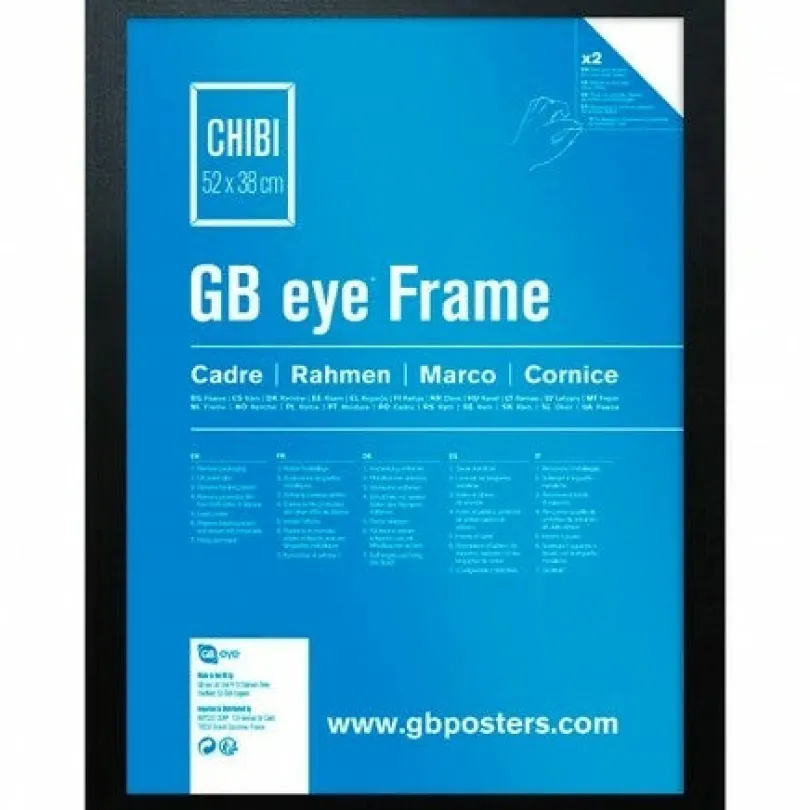 Tavelram - GBEYE - MDF Black Frame - Chibi 52 x 38 cm