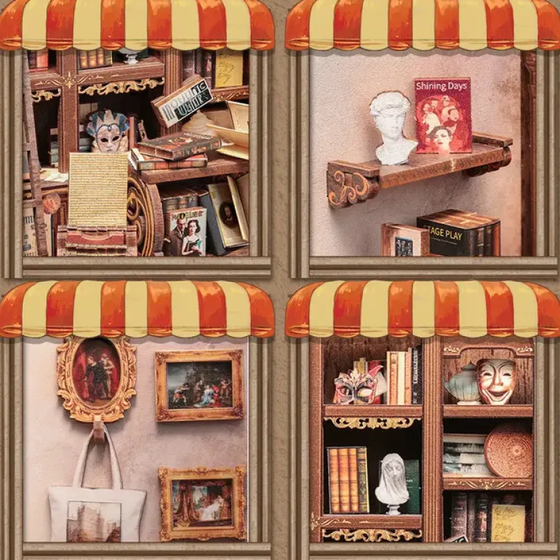 The Drama Bookshop Book Nook Kit Cutebee Cutebee