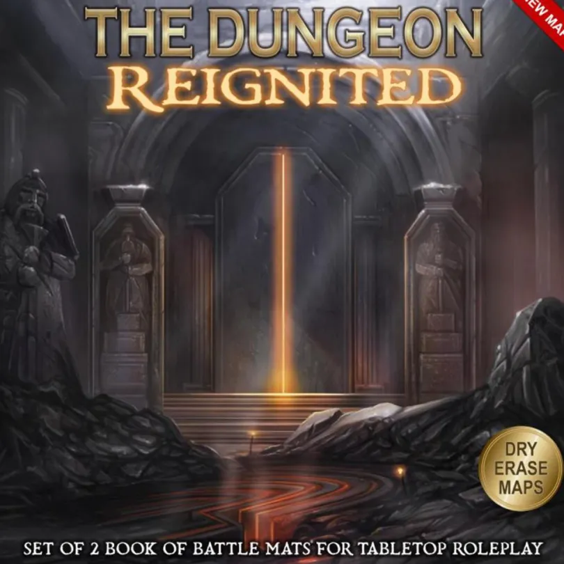 The Dungeon Reignited Set (Map set for role playing games)