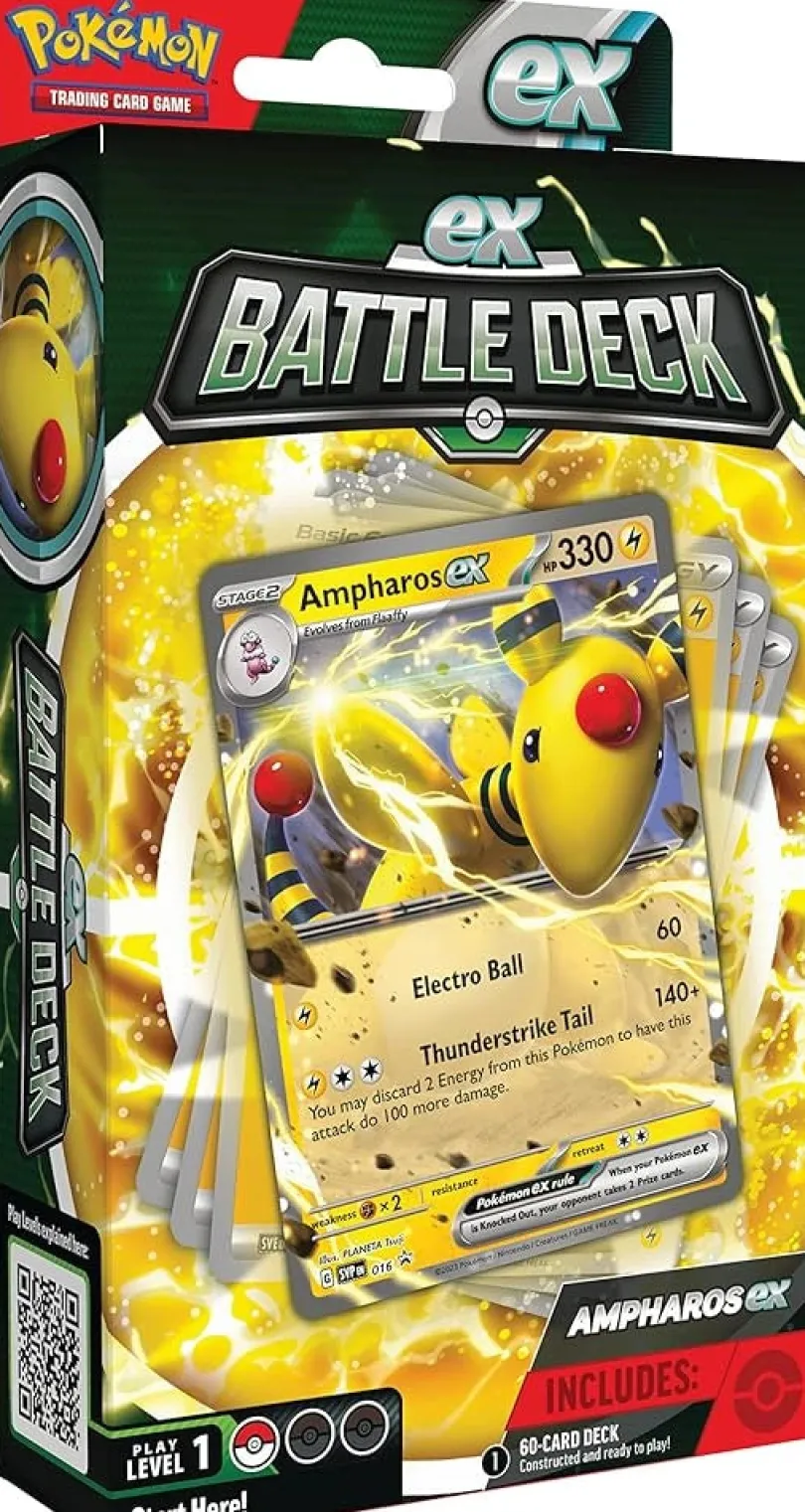 The Pokémon TCG: Ampharos ex Battle Deck