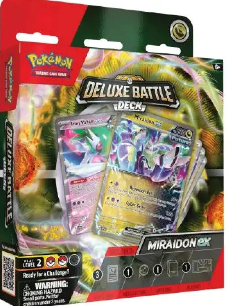 The Pokémon TCG: Deluxe Battle Deck Miraidon ex