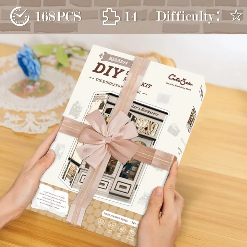 The Scholar's Bookstore - Book Nook Kit - CuteBee