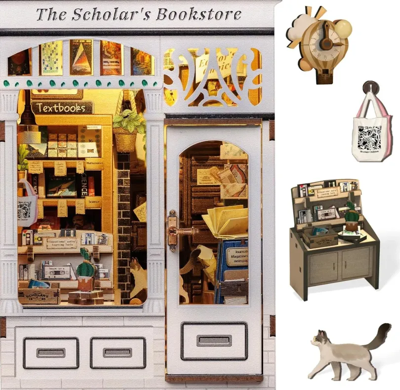 The Scholar's Bookstore - Book Nook Kit - CuteBee