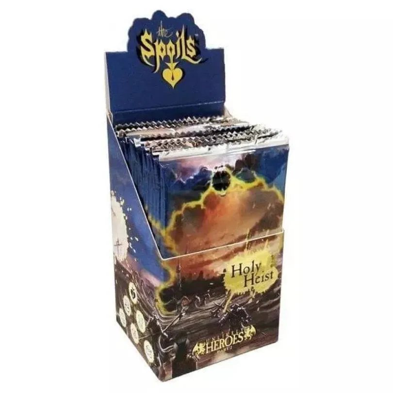 The Spoils - Holy Heist booster display