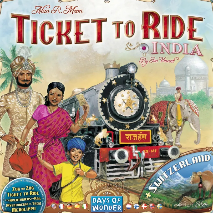 Ticket to Ride Map Collection: Volume 2 - India & Switzerland