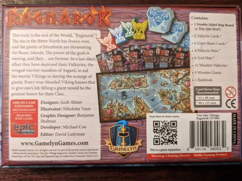 Tiny Epic Vikings Ragnarok