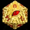 Titan D20 Gold Dragon Eye (35mm)