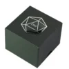Titan D20 Green Glitter 33mm Gold Font