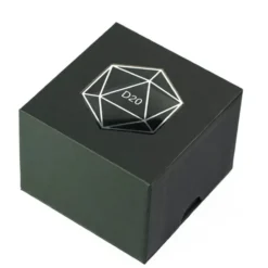 Titan D20 White Glitter (33mm) ( Gold Font )