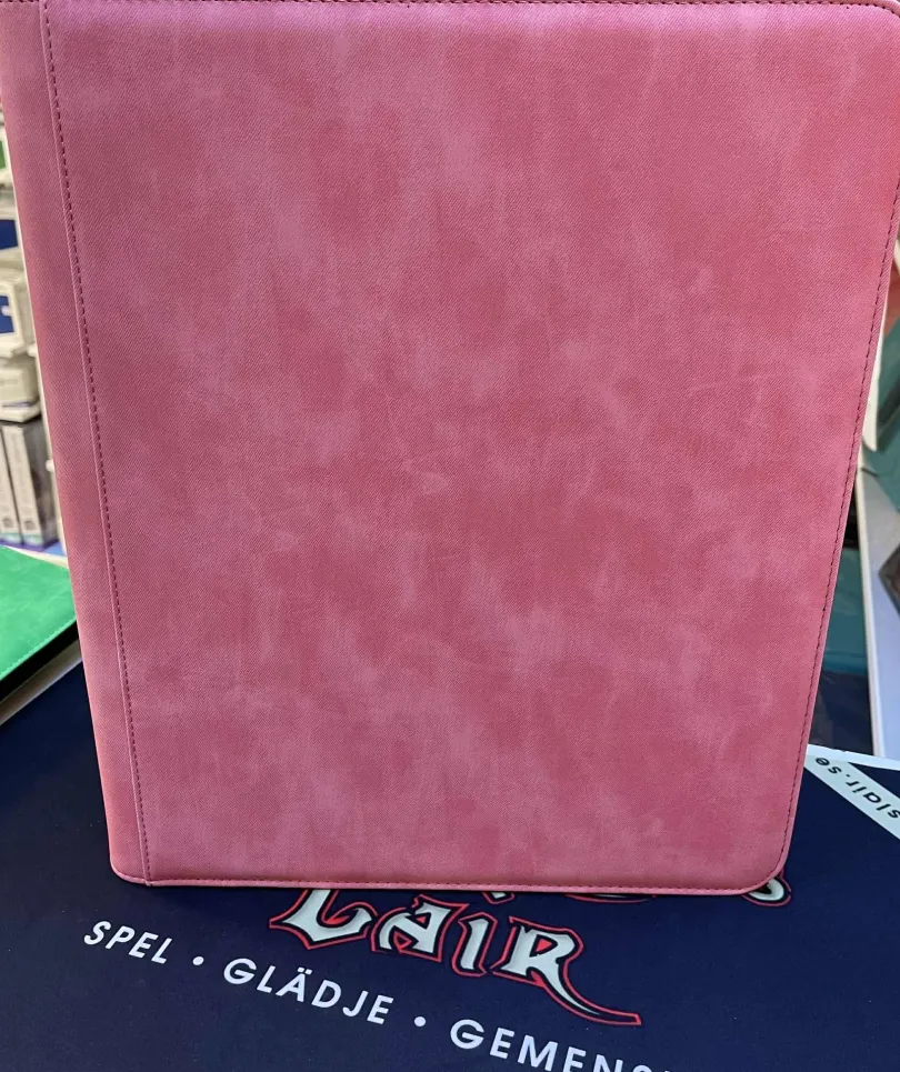 Toploader Zip Cardbinder 9 Pocket 252 Cards Pink