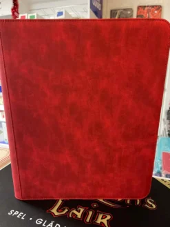 Toploader Zip Cardbinder 9 Pocket 252 Cards Dark Red