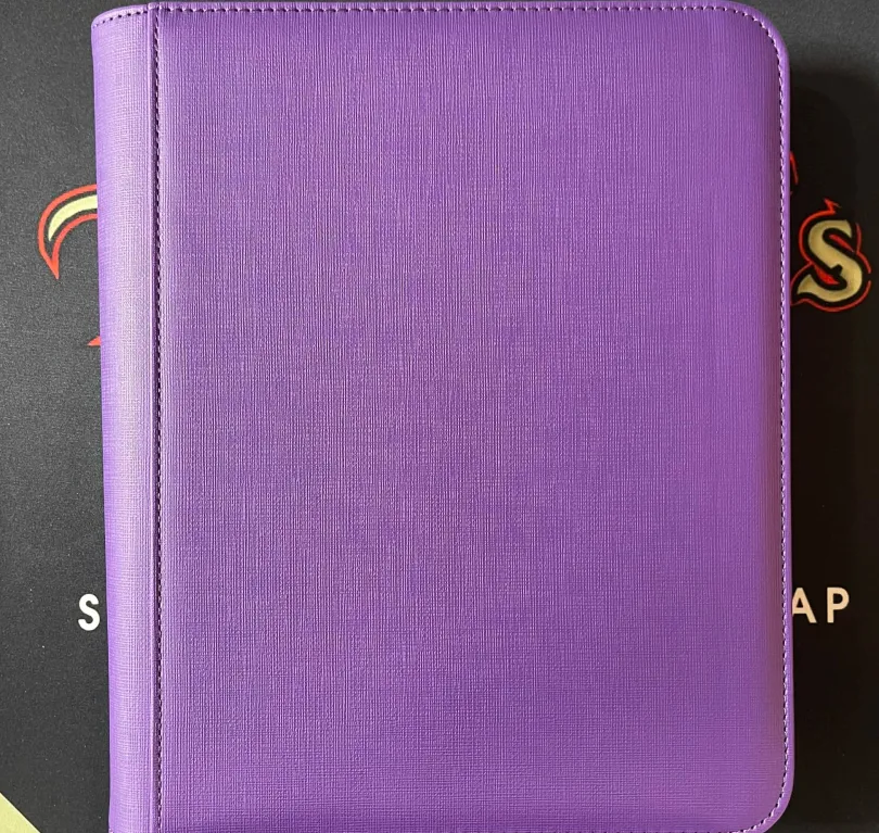 Toploader Zip Cardbinder 4-Pocket (112 cards) Purple