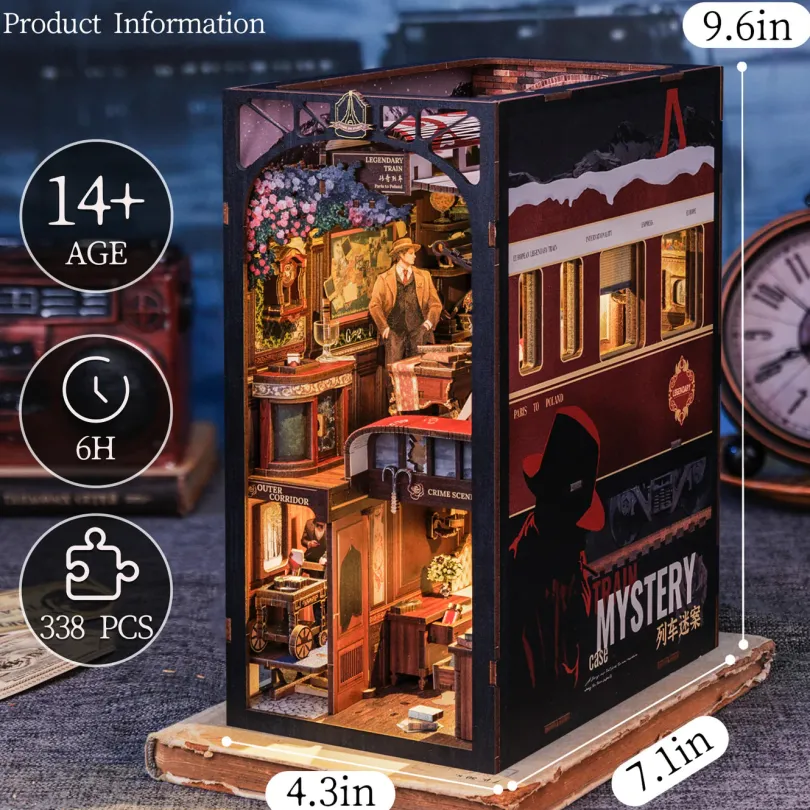 Train Mystery - Book Nook Kit - CuteBee
