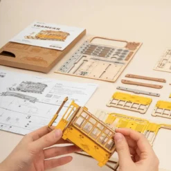 Tramcar - 3D Wooden Puzzle DIY - Rolife