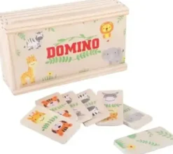 Trädomino med djurtema