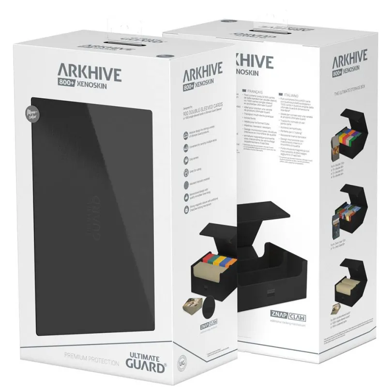 Ultimate Guard Arkhive 800+ Xenoskin - Black