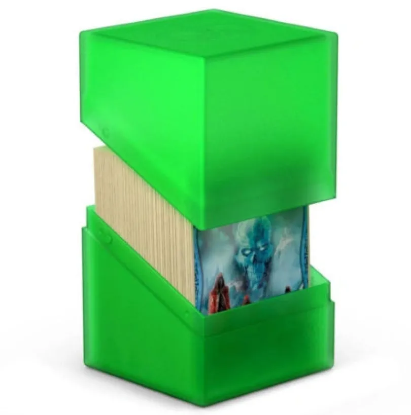 Ultimate Guard Boulder Deck Case 100 Standard Size Emerald Ultimate Guard