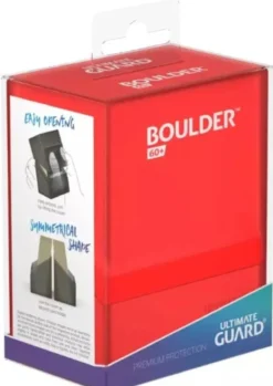 Ultimate Guard Boulder Deck Case 60+ Standard Size Ruby