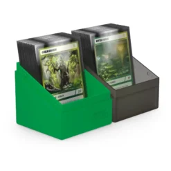 Ultimate Guard Boulder Deck Case 100 Synergy Blackgreen Ultimate Guard