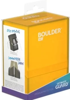 Ultimate Guard Boulder™ Deck Case 60+ Standard Size Amber