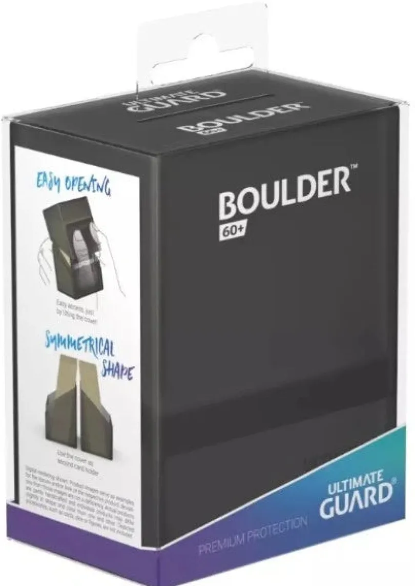 Ultimate Guard Boulder™ Deck Case 60+ Standard Size Onyx