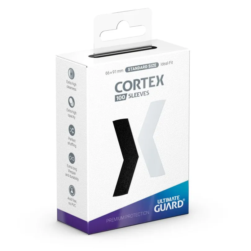 Ultimate Guard Cortex Sleeves Standard Size Black (100)