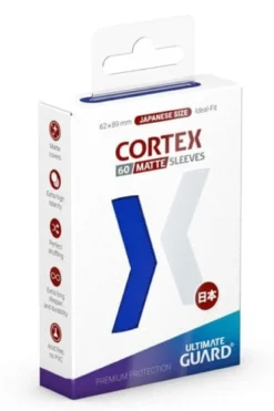 Ultimate Guard Cortex Sleeves Matte Japanese Size 60 Blue Ultimate Guard