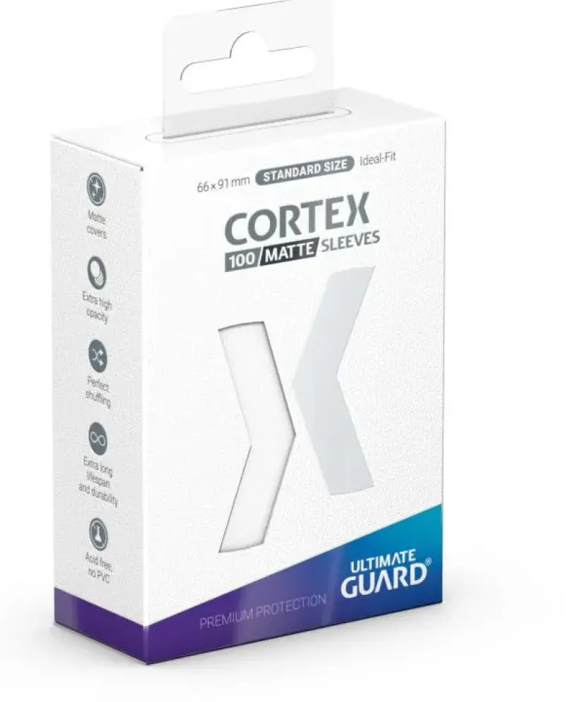 Ultimate Guard Cortex Sleeves Standard Size Matte Red (100)