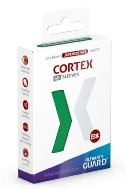 Ultimate Guard Cortex Sleeves Japanese Size 60 Green Ultimate Guard