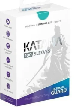 Ultimate Guard Katana Sleeves Standard Size Turquoise 100 Ultimate Guard