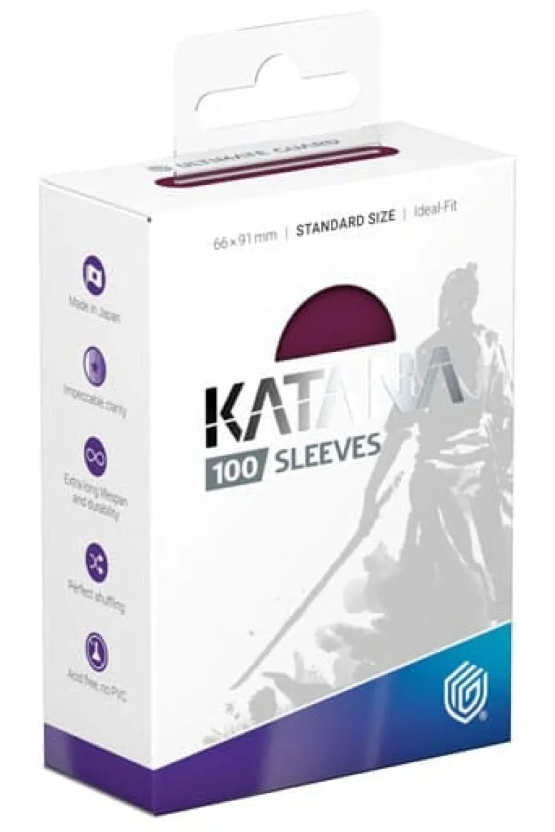 Ultimate Guard Katana Sleeves Standard Size (100) - Radiant Plum