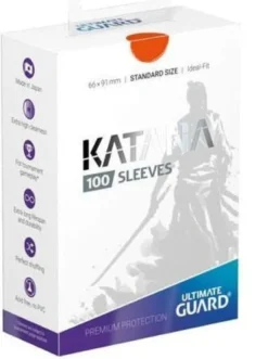 Ultimate Guard Katana Sleeves Standard Size Orange (100)