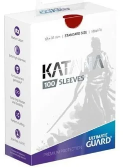 Ultimate Guard Katana Sleeves Standard Size Red (100)
