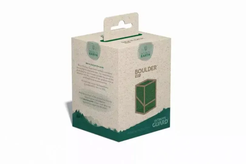 Ultimate Guard Return To Earth Boulder Deck Case 100 Green Ultimate Guard