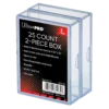 Ultra Pro 2-Piece 25 Count Clear Card Storage Box (2st)