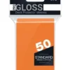 Ultra Pro Standard Sleeves Orange 50 Sleeves Ultrapro