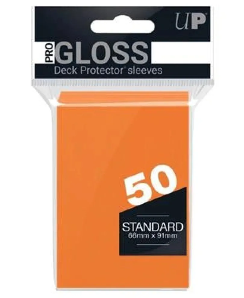 Ultra Pro Standard Sleeves Orange 50 Sleeves Ultrapro