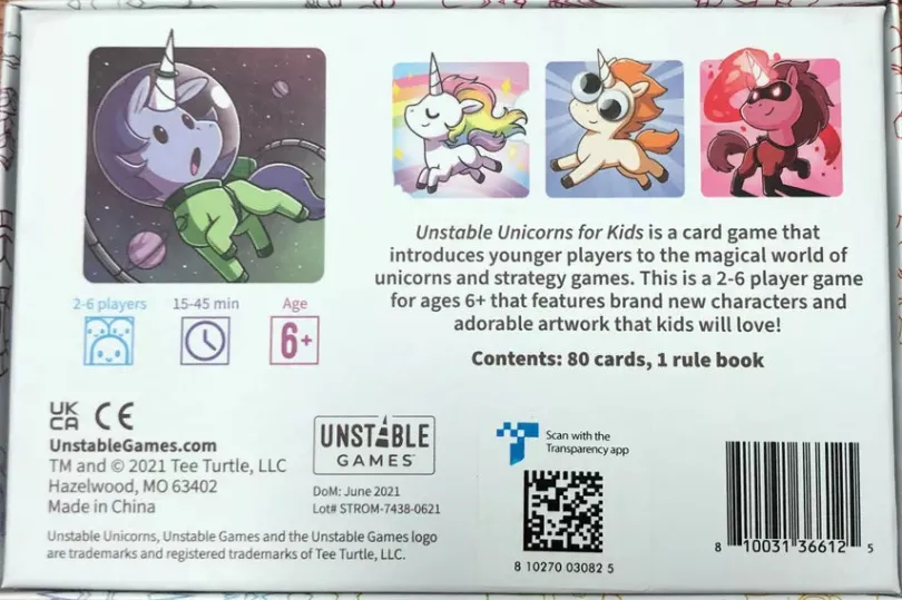 Unstable Unicorns for Kids