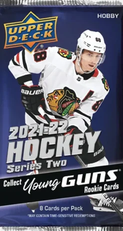 2021-22 Upper Deck NHL Series 2 Hobby Pack