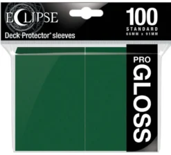 Up Standard Sleeves Gloss Eclipse Forest Green 100 Sleeves Ultrapro