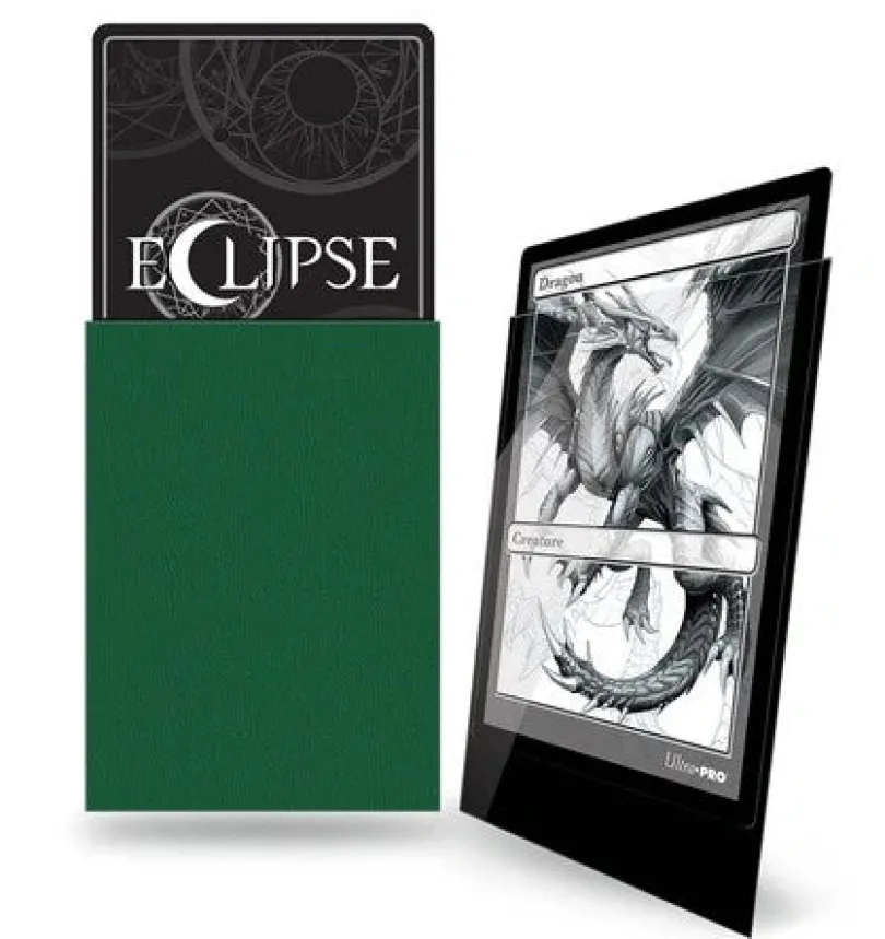 Up Standard Sleeves Gloss Eclipse Forest Green 100 Sleeves Ultrapro