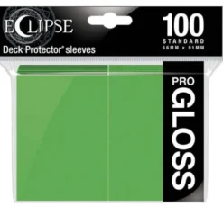 UP - Standard Sleeves - Gloss Eclipse - Lime Green (100 Sleeves)