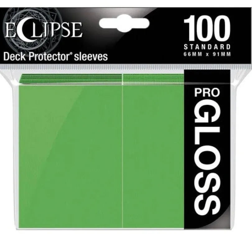 UP - Standard Sleeves - Gloss Eclipse - Lime Green (100 Sleeves)