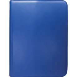 Up Vivid 9 Pocket Zippered Pro Binder Blue Ultrapro