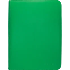 Up Vivid 9 Pocket Zippered Pro Binder Green Ultrapro