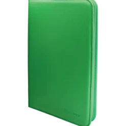 Up Vivid 9 Pocket Zippered Pro Binder Green Ultrapro
